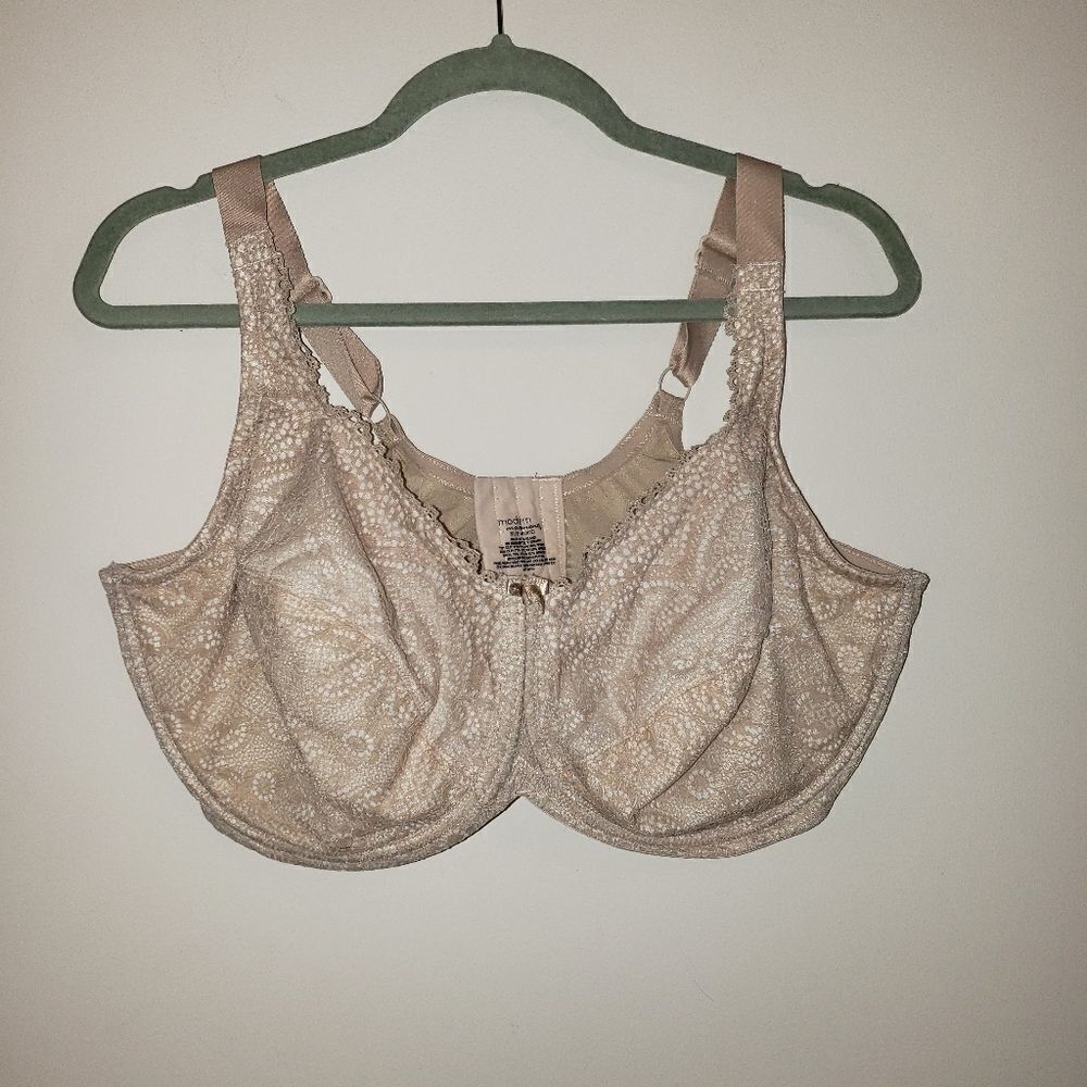MODERN MOMENTS NUDE LACE DEMI BRA SIZE 44DDD
